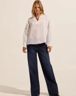 zoe kratzmann Bounty Top-Porcelain|Women Tops