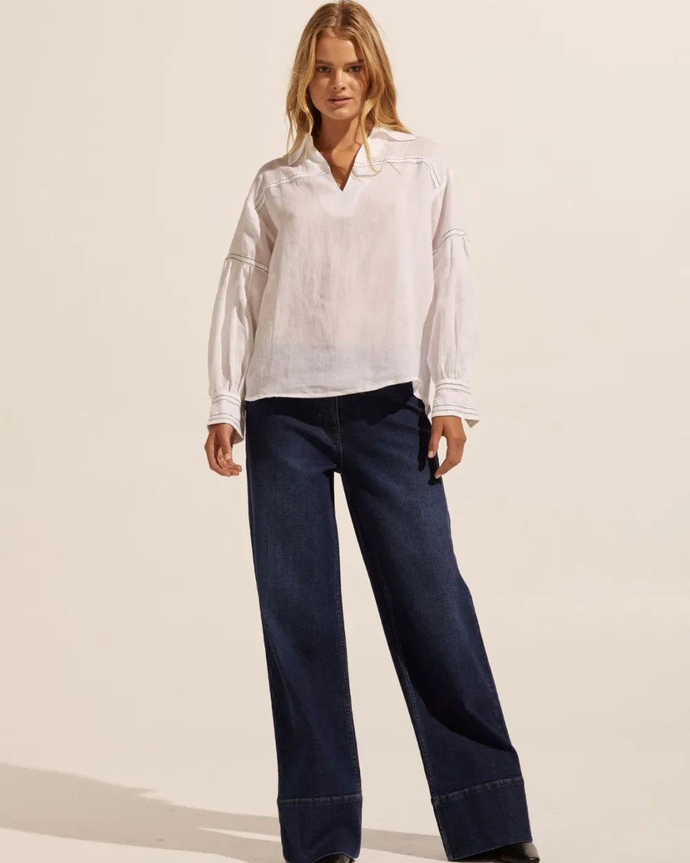 zoe kratzmann Bounty Top-Porcelain|Women Tops