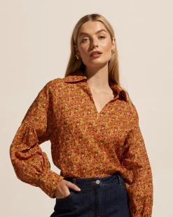 zoe kratzmann Bounty Top-Sunset Floral|Women Tops