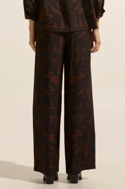 zoe kratzmann Breeze Pant-Choc Frond|Women Bottoms