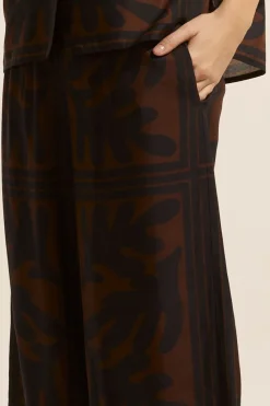 zoe kratzmann Breeze Pant-Choc Frond|Women Bottoms