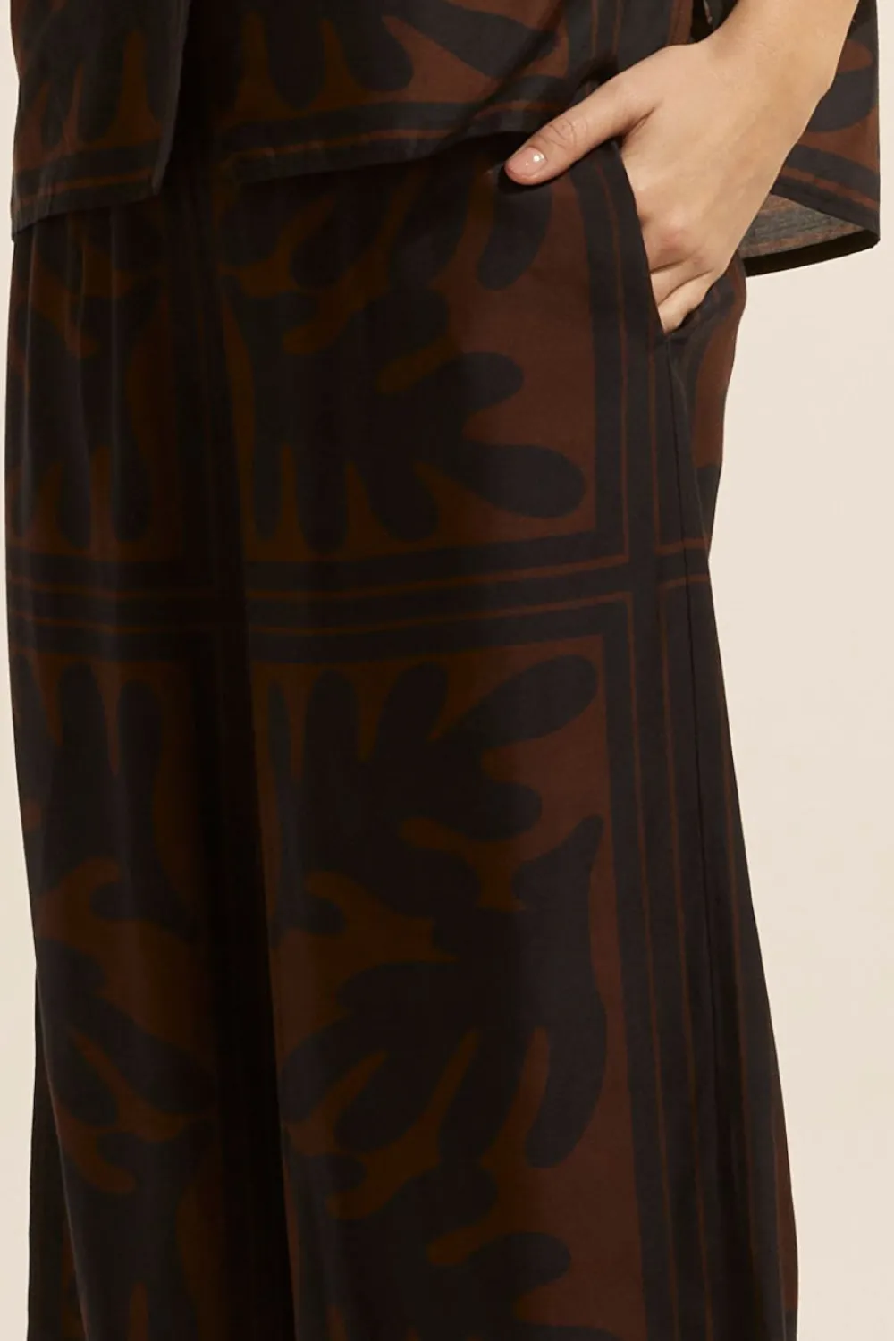 zoe kratzmann Breeze Pant-Choc Frond|Women Bottoms