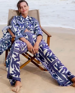 zoe kratzmann Breeze Pant-Frond Wave|Women Bottoms
