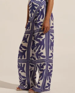 zoe kratzmann Breeze Pant-Frond Wave|Women Bottoms