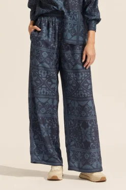 zoe kratzmann Breeze Pant-Indigo Mosaic|Women Bottoms