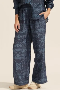 zoe kratzmann Breeze Pant-Indigo Mosaic|Women Bottoms