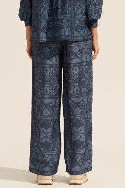 zoe kratzmann Breeze Pant-Indigo Mosaic|Women Bottoms