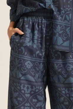 zoe kratzmann Breeze Pant-Indigo Mosaic|Women Bottoms