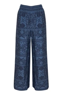 zoe kratzmann Breeze Pant-Indigo Mosaic|Women Bottoms