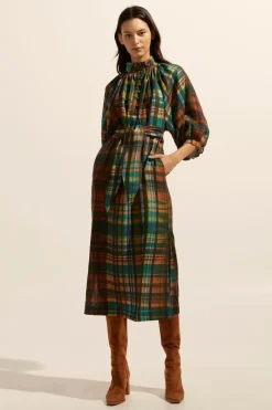 zoe kratzmann Capture Dress-Kaleidoscope Check|Women Dresses