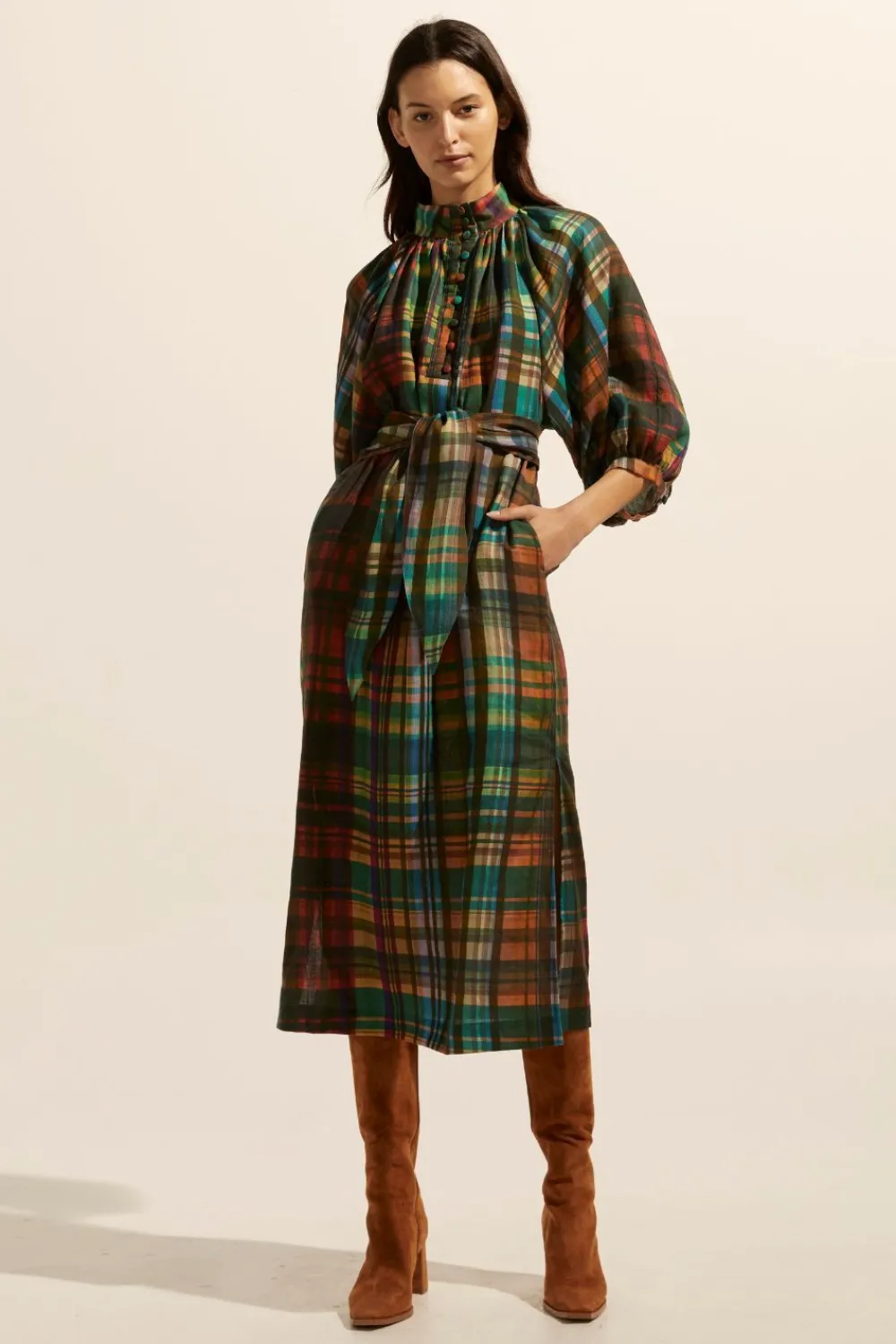 zoe kratzmann Capture Dress-Kaleidoscope Check|Women Dresses