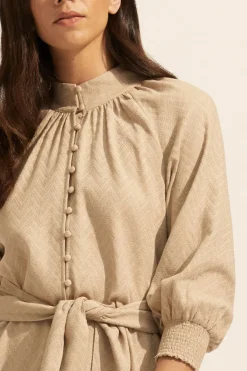 zoe kratzmann Cater Dress-Mushroom|Women Dresses