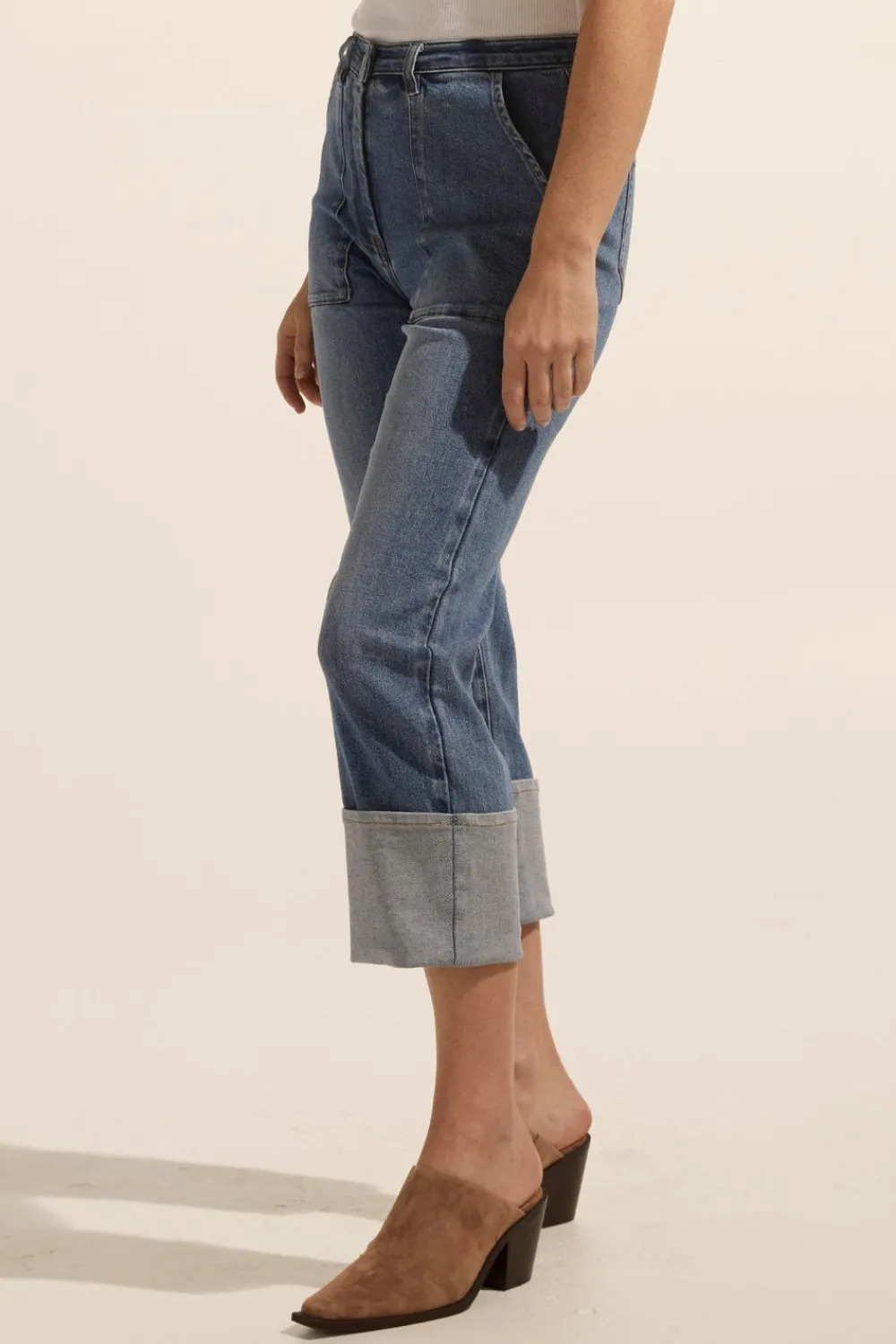 zoe kratzmann Citizen Jean-Mid Wash Denim|Women Bottoms