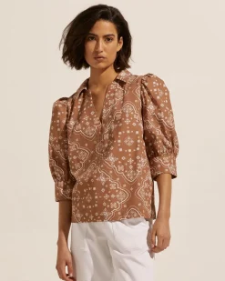 zoe kratzmann Clarity Top-Cafe Bandana|Women Tops
