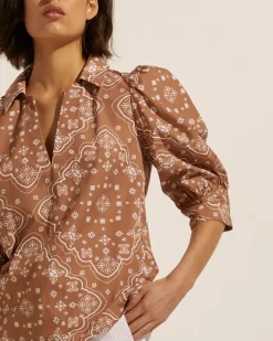 zoe kratzmann Clarity Top-Cafe Bandana|Women Tops