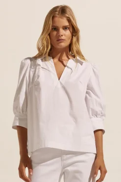 zoe kratzmann Clarity Top-Porcelain|Women Tops