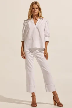 zoe kratzmann Clarity Top-Porcelain|Women Tops
