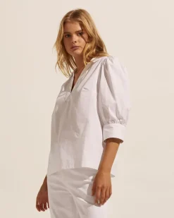 zoe kratzmann Clarity Top-Porcelain|Women Tops
