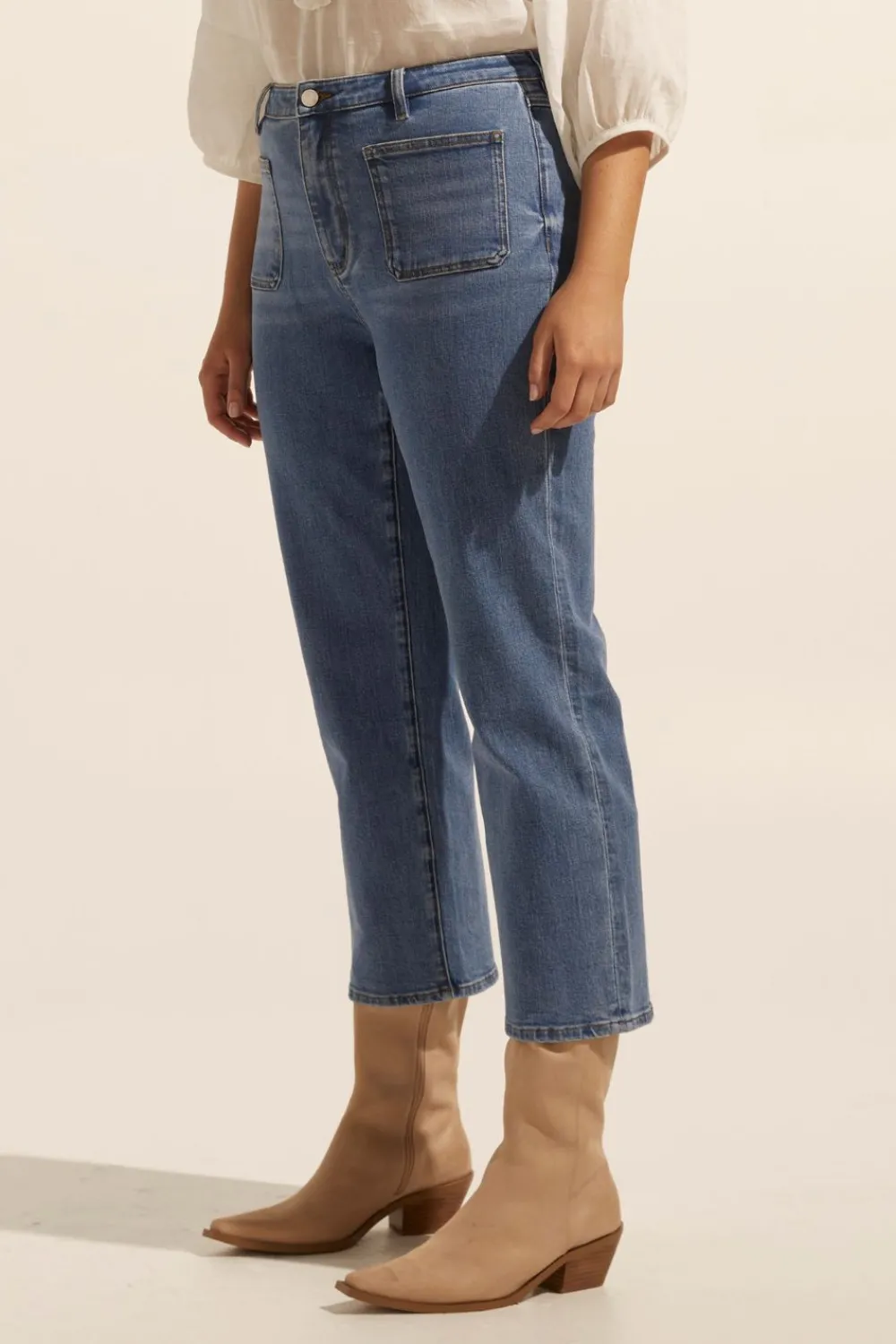 zoe kratzmann College Jean-Mid Denim|Women Bottoms