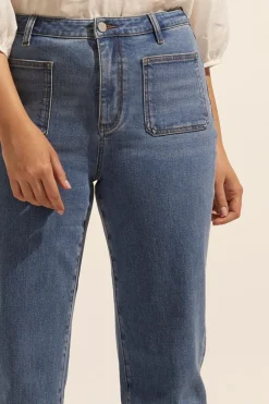 zoe kratzmann College Jean-Mid Denim|Women Bottoms