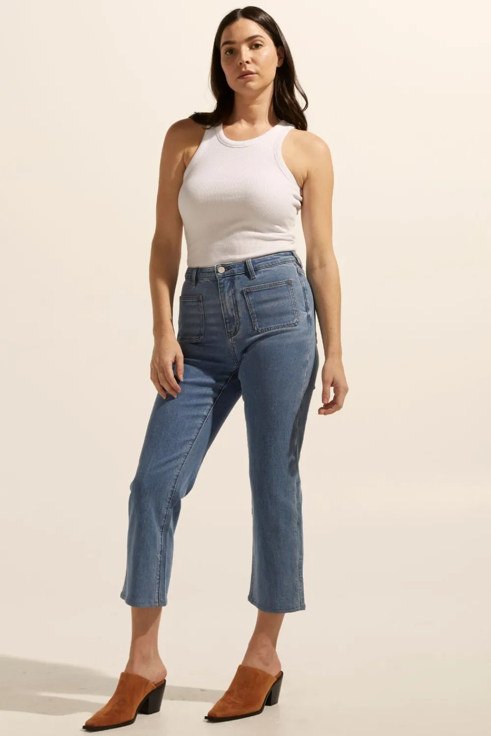 zoe kratzmann College Jean-Mid Denim|Women Bottoms