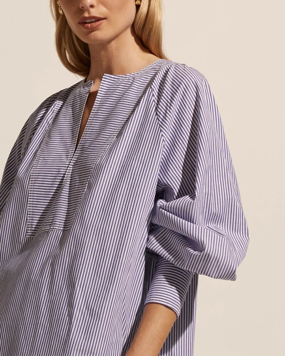 zoe kratzmann Collude Top-Navy Stripe|Women Tops