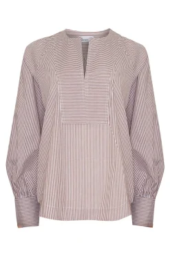 zoe kratzmann Collude Top-Toast Stripe|Women Tops