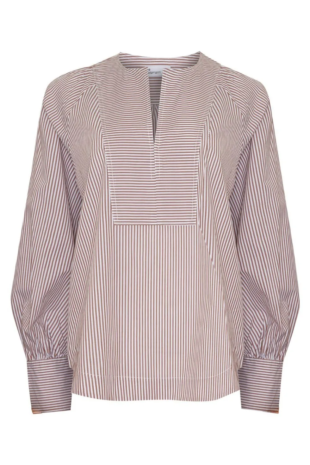 zoe kratzmann Collude Top-Toast Stripe|Women Tops