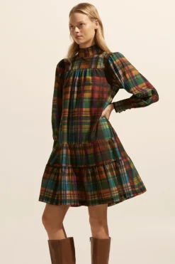 zoe kratzmann Confide Dress-Kaleidoscope Check|Women Dresses