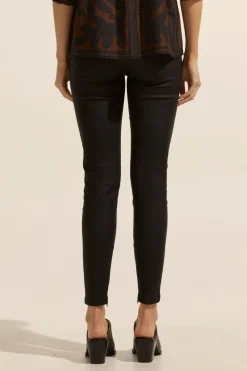 zoe kratzmann Contest Pant-Black Coated|Women Bottoms