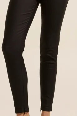 zoe kratzmann Contest Pant-Black Coated|Women Bottoms