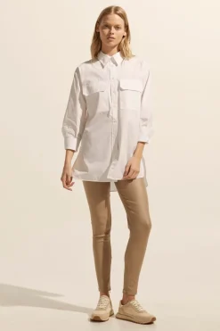 zoe kratzmann Contest Pant-Stone Coated|Women Bottoms