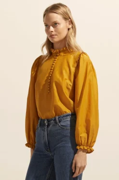 zoe kratzmann Context Top-Ochre|Women Tops