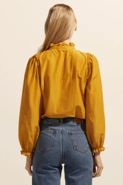 zoe kratzmann Context Top-Ochre|Women Tops