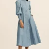 zoe kratzmann Crave Dress-Chambray|Women Dresses