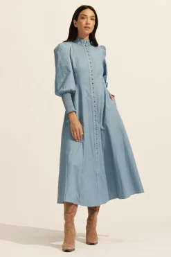 zoe kratzmann Crave Dress-Chambray|Women Dresses