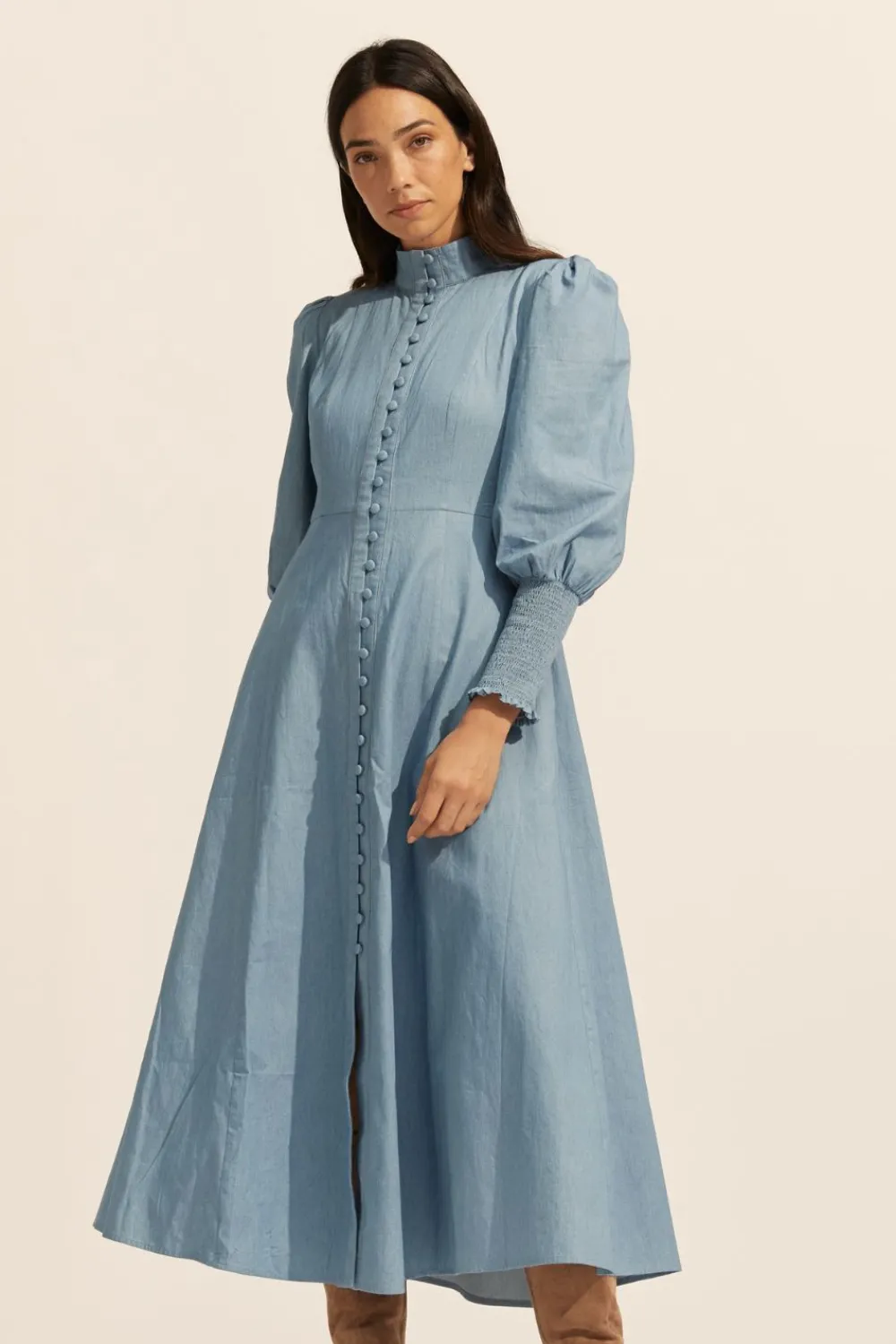 zoe kratzmann Crave Dress-Chambray|Women Dresses