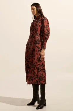 zoe kratzmann Crave Dress-Clay Floral|Women Dresses