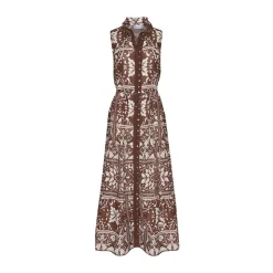 zoe kratzmann Crescent Dress-Choc Mosaic|Women Dresses