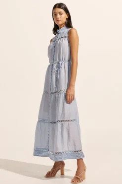 zoe kratzmann Crescent Dress-Sky|Women Dresses