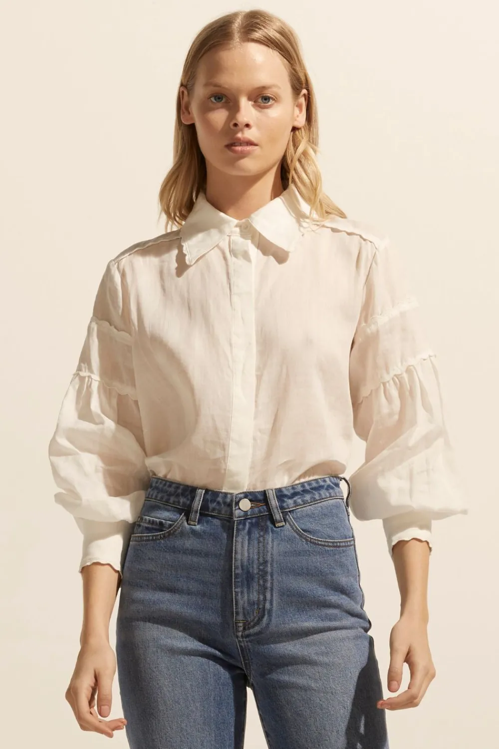 zoe kratzmann Dash Top-Cream|Women Tops