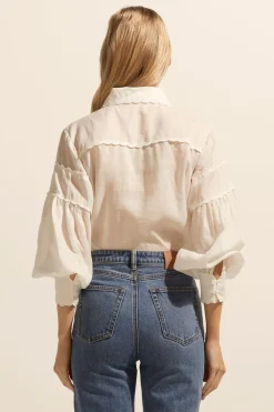 zoe kratzmann Dash Top-Cream|Women Tops