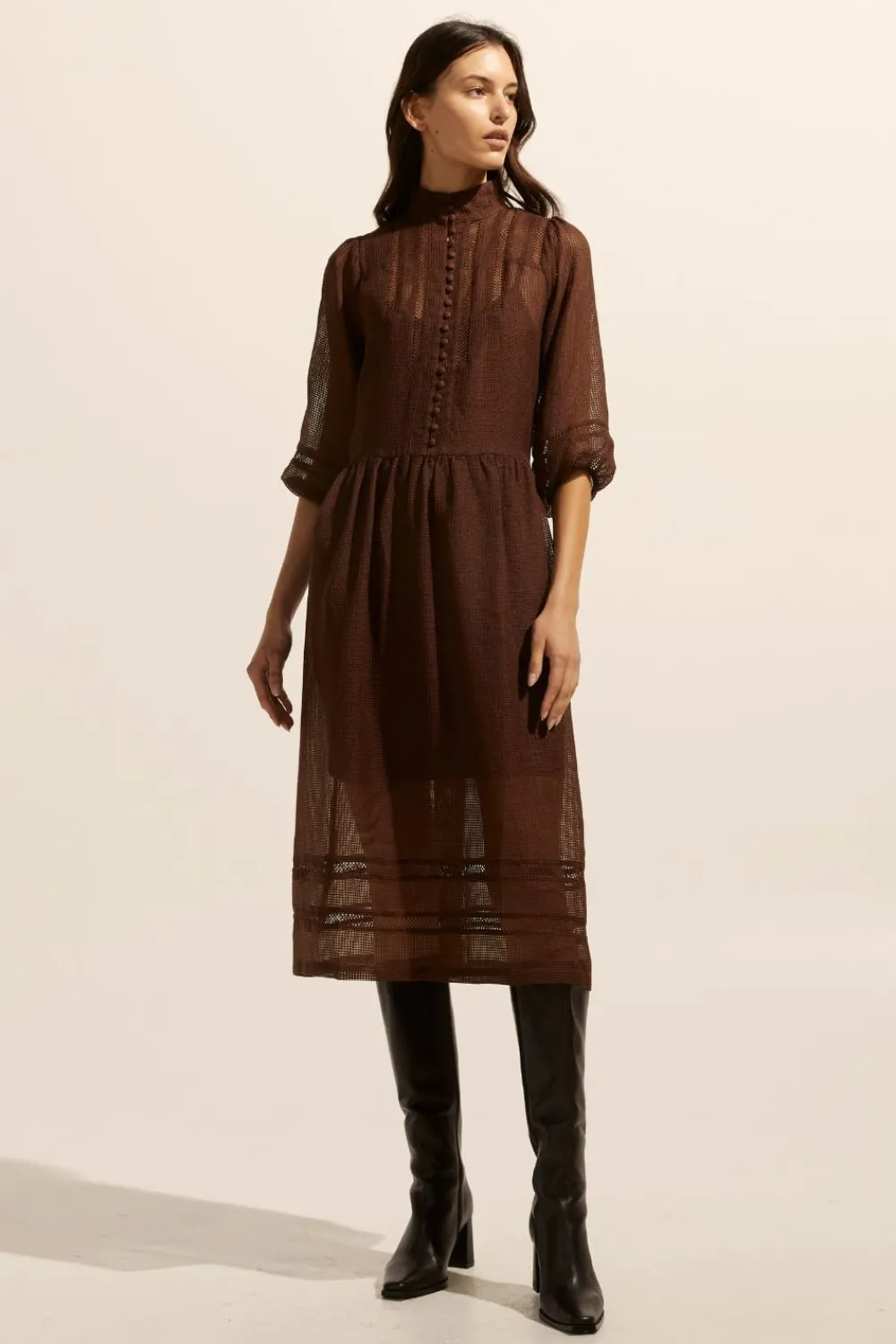 zoe kratzmann Declare Dress-Chocolate|Women Dresses