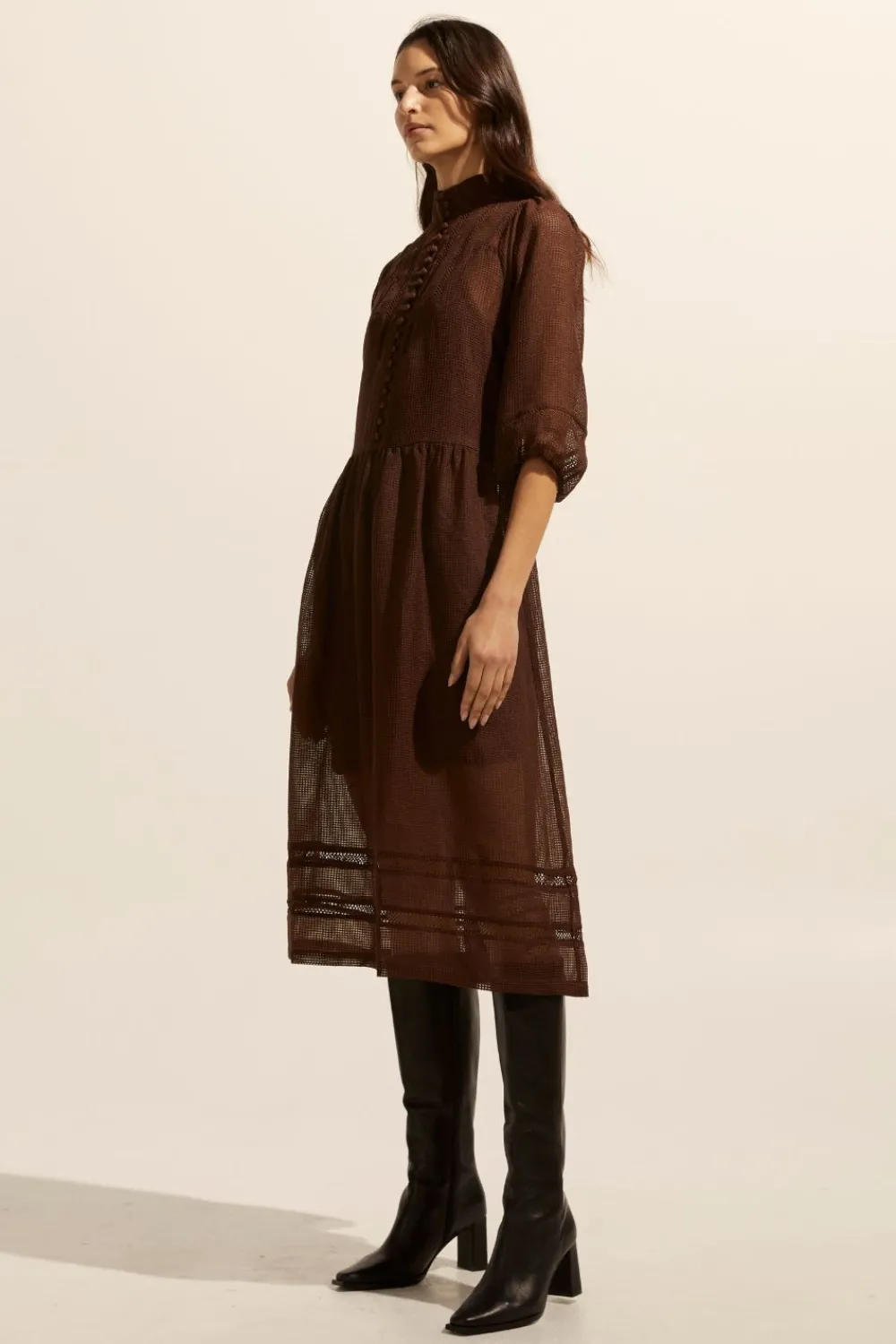 zoe kratzmann Declare Dress-Chocolate|Women Dresses