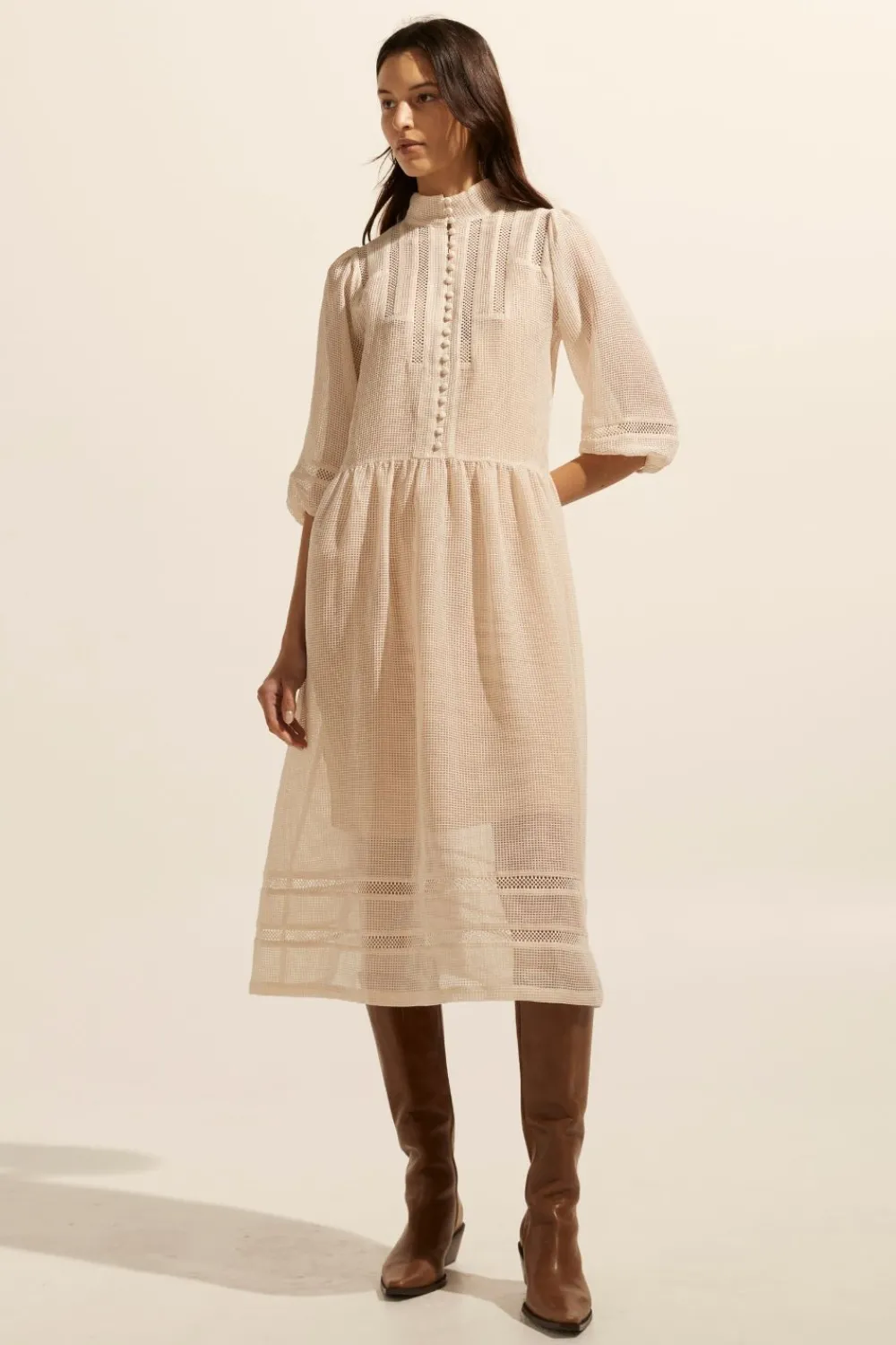 zoe kratzmann Declare Dress-Ecru|Women Dresses