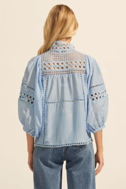 zoe kratzmann Dedicate Top-Pale Blue|Women Tops