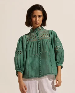 zoe kratzmann Dedicate Top-Pine|Women Tops