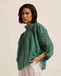 zoe kratzmann Dedicate Top-Pine|Women Tops