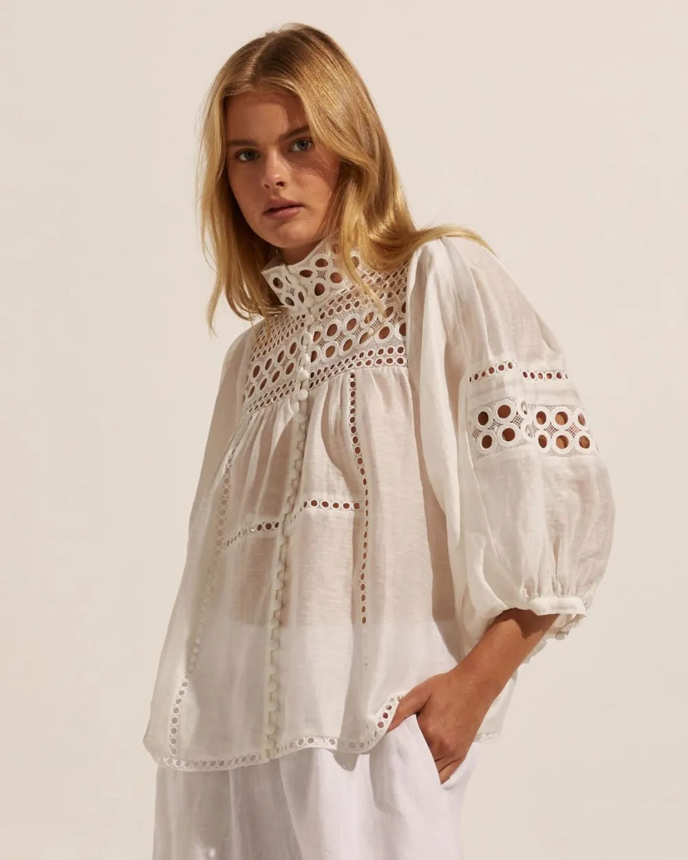 zoe kratzmann Dedicate Top-Porcelain|Women Tops