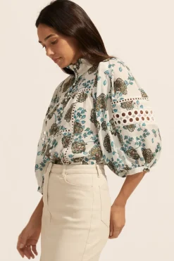 zoe kratzmann Dedicate Top-Sage Botanic|Women Tops
